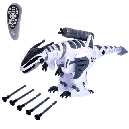 Robot Dinosaur "Tirex" Zhory, programmable, on the control panel, interactive: sound, light, dancing, musical, on the battery
