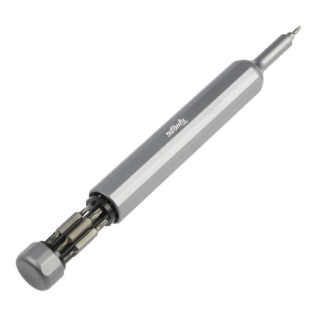 A screwdriver with bats for accurate work of the tundra, bilateral bats 19 pcs. 38 in 1-2
