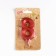 Candle in the Cake "Fine", number "8", red metallic, 6.5 cm