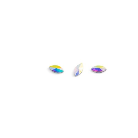 Rhinestones for nail design holographic TNL, small petal, 10 pcs