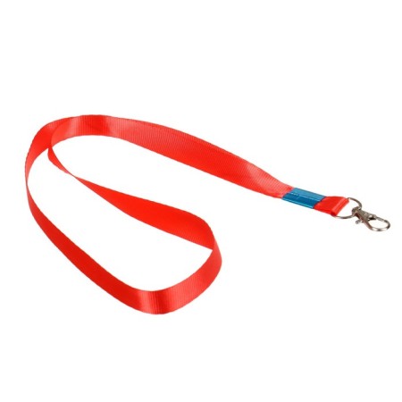 Baiga tape, 15 mm x 80 cm, with a metal carbine, red color-1