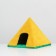 Cat House "Pyramid", 40 x 40 x 38 cm