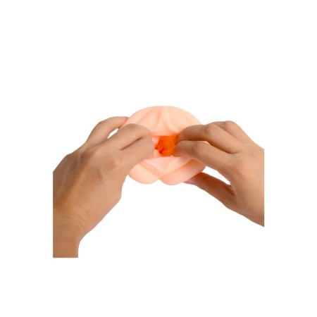 Realistic xise masturbator, vagina, tpr, bodily color, 16 cm-3