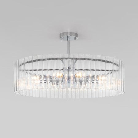 Ceiling light Bogate’s Flamel 374/8, E14, 8x60W, 700x700x380 mm, chromium color