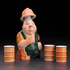 Set of porcelain sample 