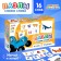 Puzzles Teaching "Fold the Word", 93 elements, Blue Tractor