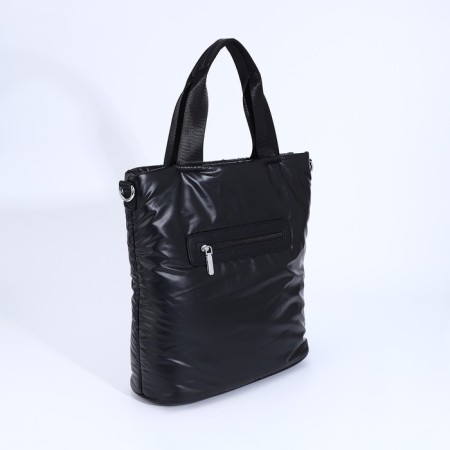 Luggage bag, external pocket, long belt, black color-1