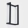 Towel holder, 10 × 23 × 40 cm, black color