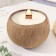 Candle in the coconut aromatic, Earl Gray, soy wax, 8x10 cm, in the box