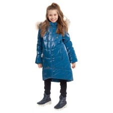 Coat for a girl, height 116 cm