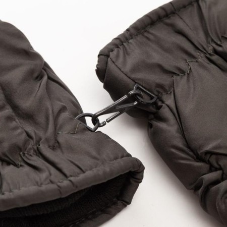 Mittens of winter children's minku, ts. Khaki, river 15-3
