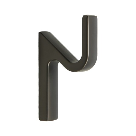 Furniture hook Cappio anemone, one -rod, color graphite, 3 pcs.