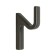 Furniture hook Cappio anemone, one -rod, color graphite, 3 pcs.
