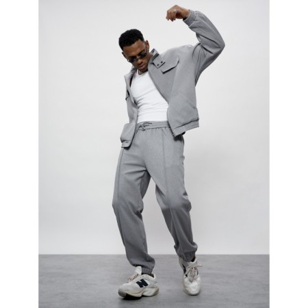 Sports suit men's, size 50, gray color-18