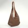 Women's bag on magnet Textura, large size, brown color