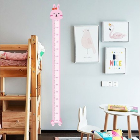 Sticker plastic interior color rosteomer "pink bunny" 45x60 cm