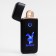 Electronic lighter "Badboy", USB, spiral, 3 x 7.3 cm, black