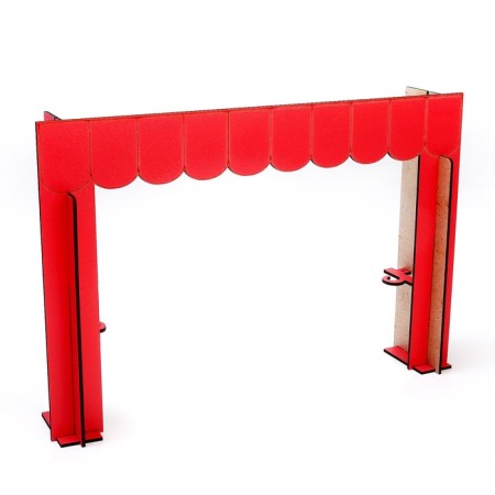 Finger Puppet Theater "3 Tales", screen: 22.5 × 33 cm-4