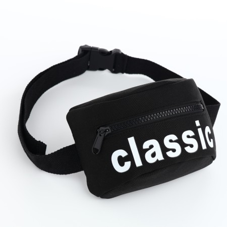 Bag for the belt Classik, 17*6*10, lightning departure, regolo sling 110cm, black