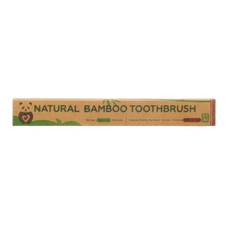 Bamboo dental brush average 10 pieces, mix of flowers-14