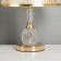 Table lamp "Atomic" 1x40W E27+LED 5W Gold 25x25x38cm