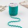 Decorative braid "Blutter", 5 mm × 27 m ± 1 m, Biryuzovaya color No. 47