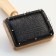 Wooden brush "premium" without drops for long -haired animals, base 80x60 mm