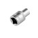 Thor head Stels 13649, under the square, 1/2 ", 9 mm, CRV, twelve -sided, chrome