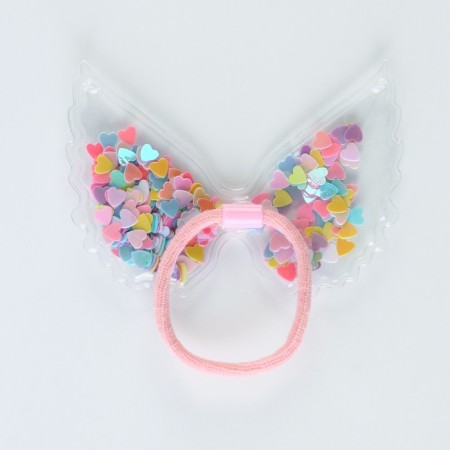 Hair elastic band with a shaker "The most beautiful", D = 5 cm-4