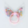 Hair elastic band with a shaker "The most beautiful", D = 5 cm