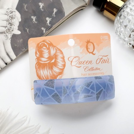 Hair hair clip "Graphics" 9 cm, mix-3