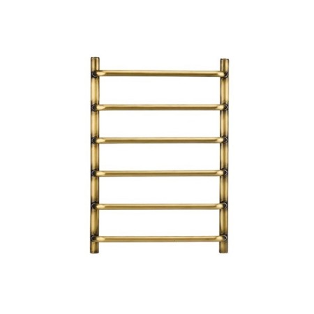 Water towel Domoterm "Stefano", P6, 6 crossbars, 400 x 600 mm, bronze