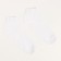 Women's socks, white color, size 25