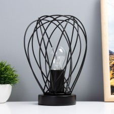 Bigli table lamp E27 40W Black 18x18x20cm Risalux