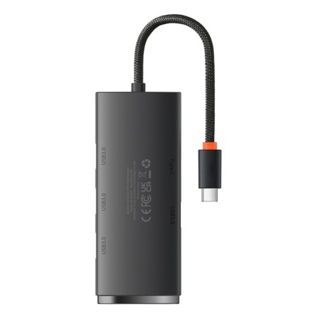 LEAD ANAPTER (HUB) Baseus, Type-C-4xUSB 3.0, 0.25 cm, Black-2