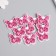 Button decorative tree "Butterfly in roses" 2.5x3 cm