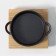 Cast iron pan “High circle with handles”, D = 18 cm, on a wooden stand