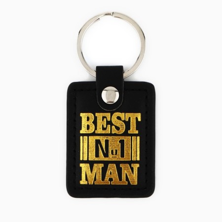 New Year keychain, for keys Best Man, leatherette., 4 x 8.5 cm-2