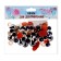 Rifle eyes with plugs, “sparkles” set of 30 pcs, size 1 pc: 1.6 cm, brown color
