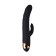 Vibrator with a clitoral stimulator Waname D-SPLASH Thunder, black color, 24.2 cm