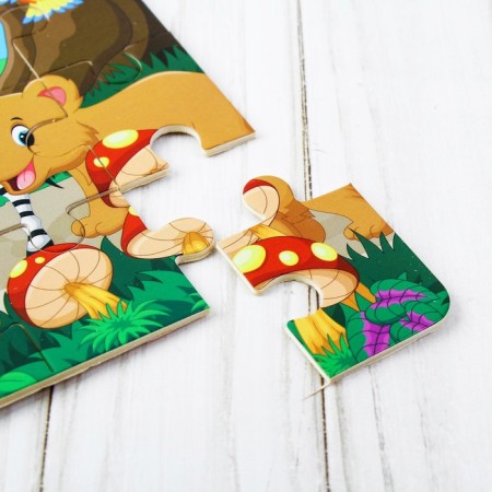 Great puzzle "Animals in the forest"-2