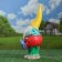 Garden figure "Dwarf with a grip" 44x18x18cm mix