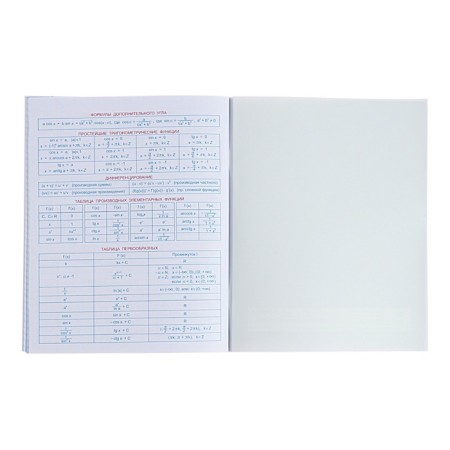 Subject “Domino”, 48 sheets in a cage, “algebra”, plastic cover, offset block-5