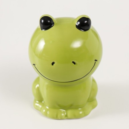 Piggy bank Ceramics "Little Green Frog" 7x6.8x10 cm-4