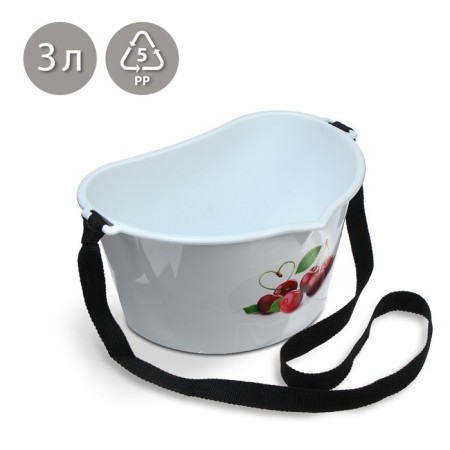 Capacity for collecting berries, 3 l, "Cherry"-7