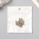 Set of decor for creativity Metal "Silver" d = 0.6 cm set 30 pcs