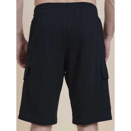 Male shorts, size l, black color-1
