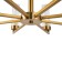 Suspended Freya Adeline, E14, 8x60 W, 350x750x750 mm lamp