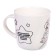 Painting mugs with felt -tip pens "Beauty", 300 ml