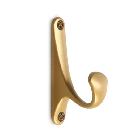 Furniture hook CAPPIO Classic, one -rot, matte gold